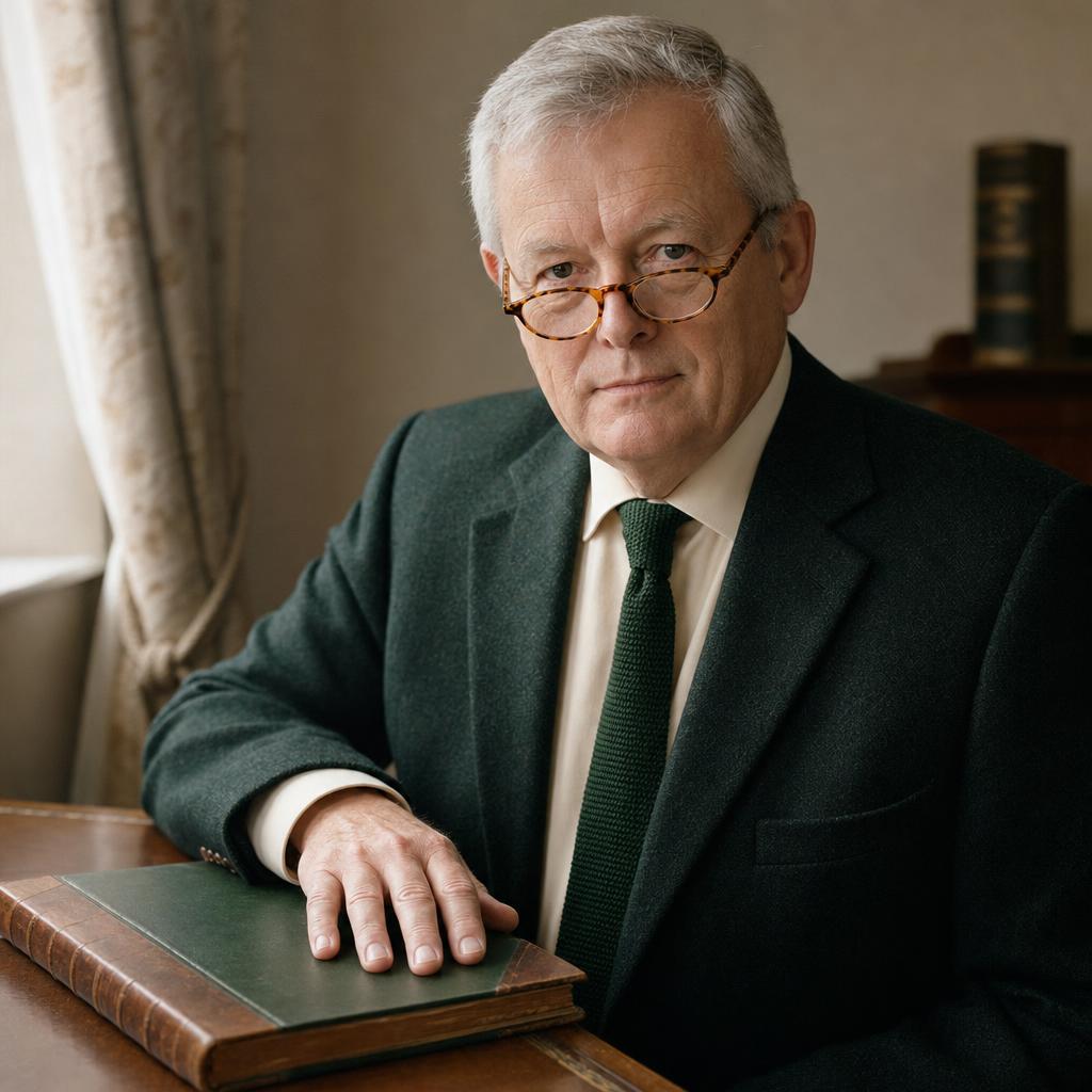 Portrait of Clive Peter Mason JP, trustee